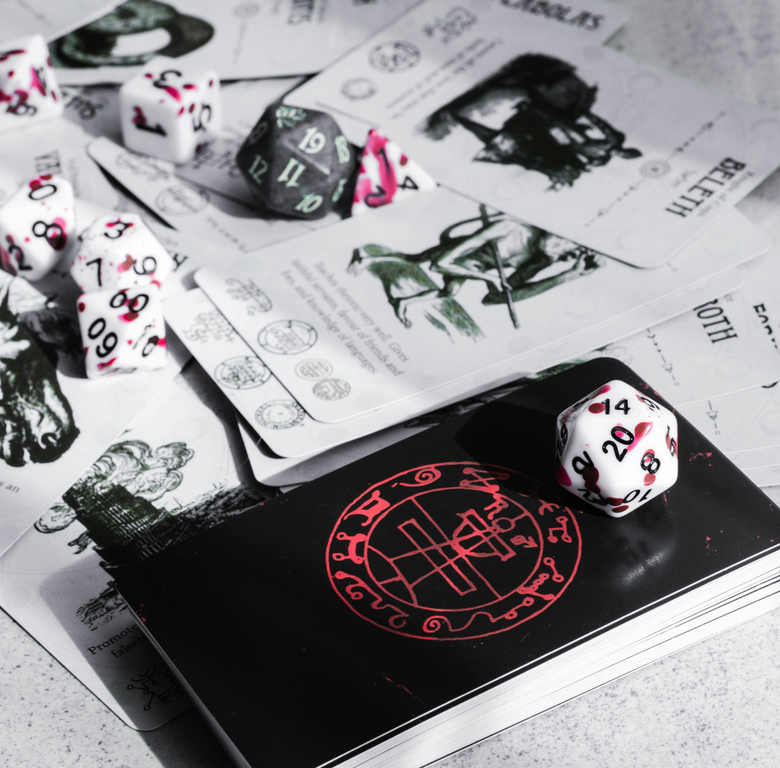 Le matériel disponible chez Le Cercle des Aventurier·ères